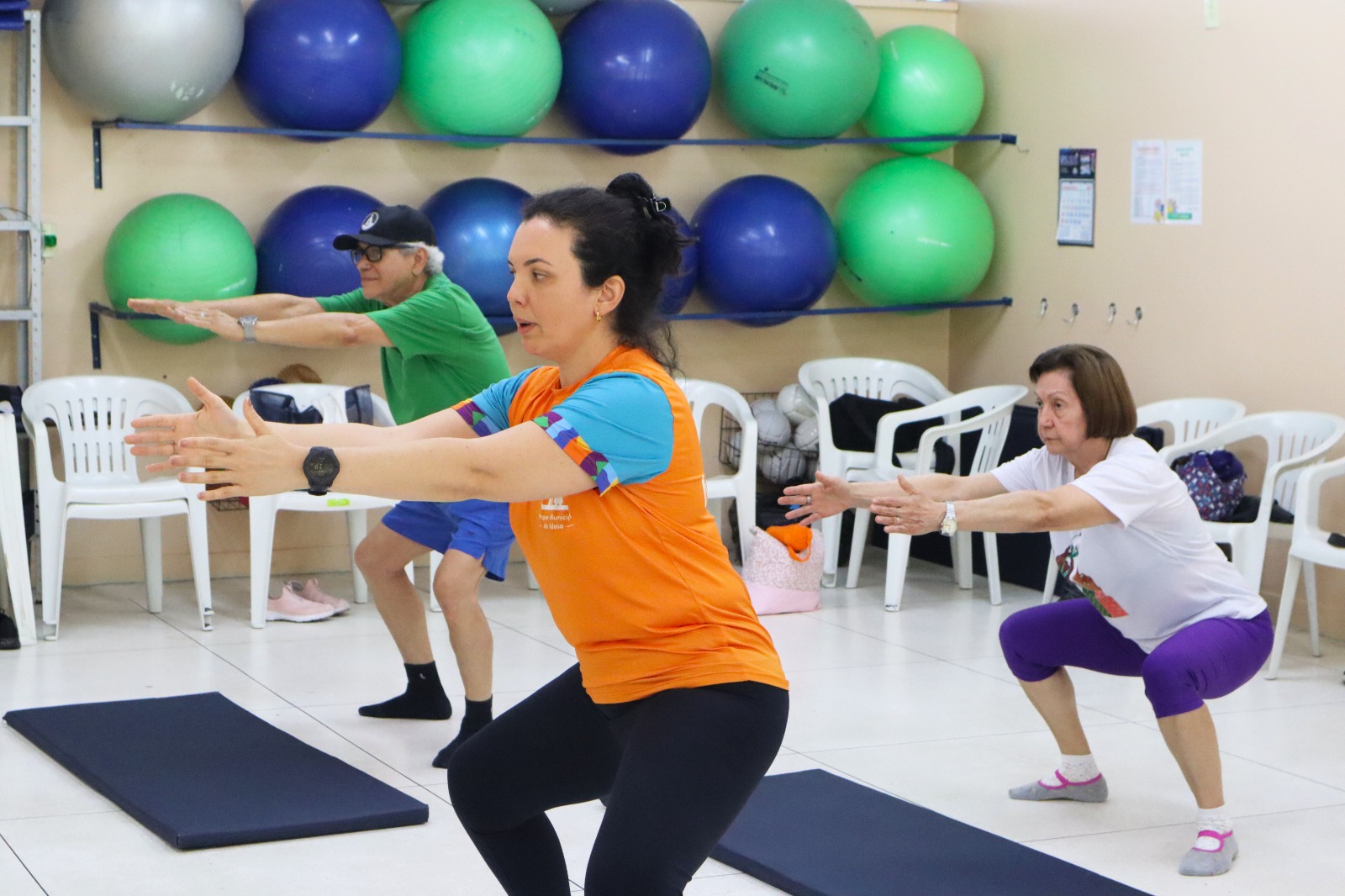 Aula de pilates