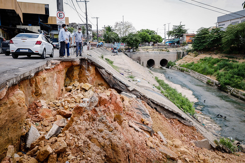 Prefeitura De Manaus Inicia Mais Uma Obra Emergencial De Contenção à Erosão