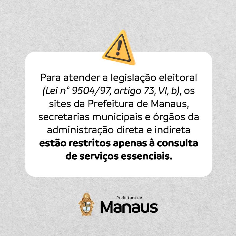  (Pop-up) - Prefeitura de Manaus