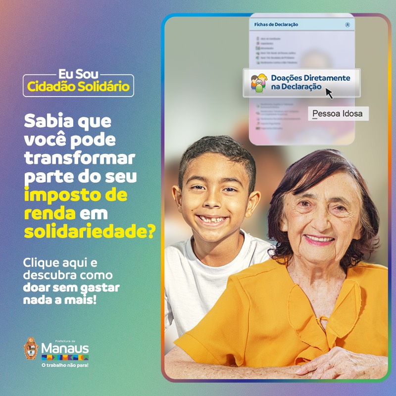 Cidadão Solidário (Pop-up) - Prefeitura de Manaus